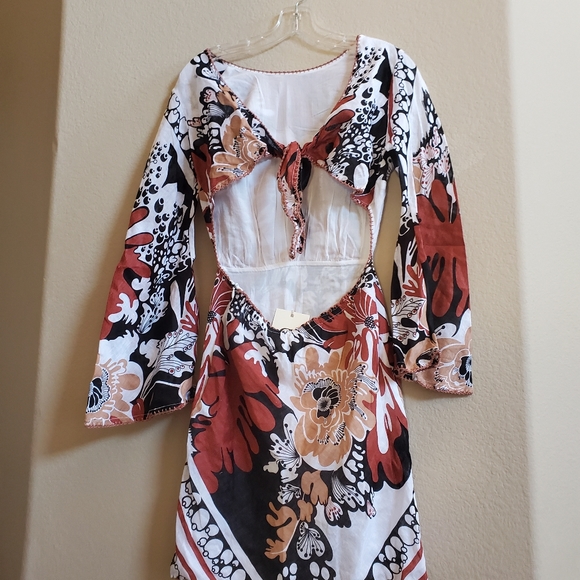 NWT Chasing Unicorns open back dress - Picture 5 of 10